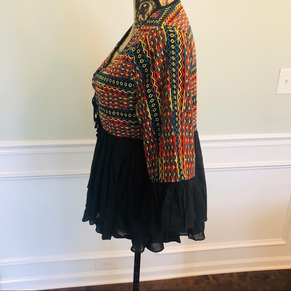 Easel Cottage-Core style front tier cardigan Med - Picture 5 of 9